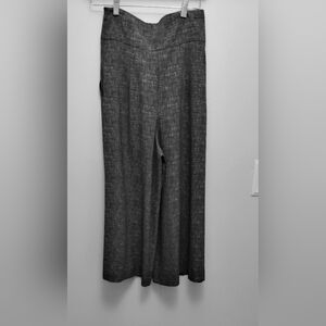 Milly Italian Cady Culotte Wide Leg Pants Navy